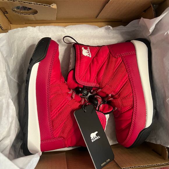 Sorel Whitney II Short Lace WP Children Snow Boots Size 5 - Picture 4 of 4